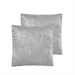 Posh Living Fahad 8pc Full/Queen Comforter Set Silver