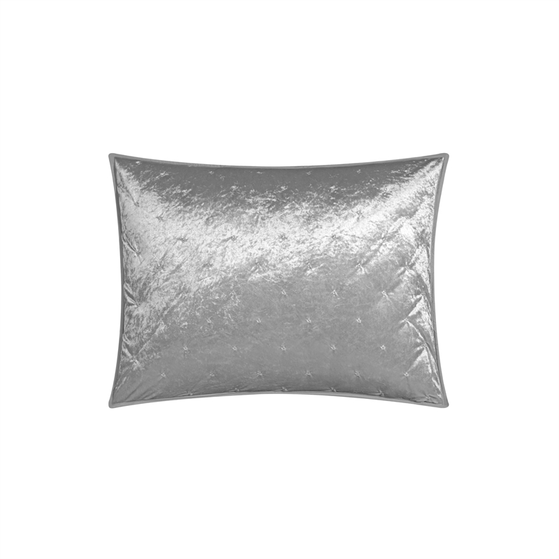 Posh Living Safiya Velvet 2pc Twin/Twin XL Comforter Set Silver