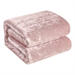 Posh Living Yehudis 3pc Full/Queen Comforter Set Blush