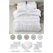 Posh Living Arissa 5pc Full/Queen Comforter Set White