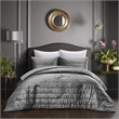 Posh Living Yehudis 3pc Full/Queen Comforter Set Grey