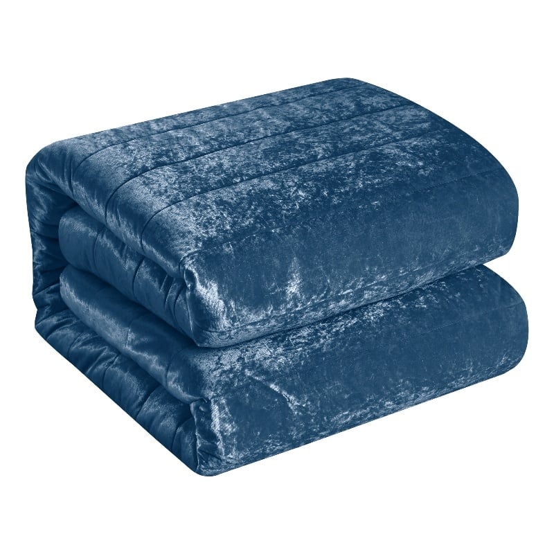 Posh Living Yehudis 3pc Full/Queen Comforter Set Navy