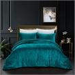Posh Living Deklin 3pc Full/Queen Comforter Set Green