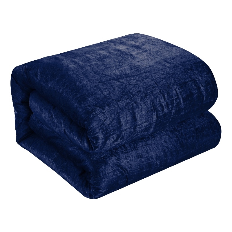 Posh Living Deklin 3pc Full/Queen Comforter Set Navy
