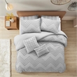 Posh Living Minnie 7pc Full/Queen Duvet Set Grey