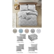 Posh Living Minnie 7pc Full/Queen Duvet Set Grey