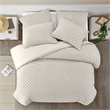 Posh Living Nika 5pc Full/Queen Duvet Set Beige