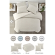 Posh Living Nika 5pc Full/Queen Duvet Set Beige