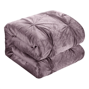 Posh Living Baxter 5pc Full/Queen Comforter Set Blush