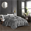 Posh Living Baxter 5pc Full/Queen Comforter Set Grey