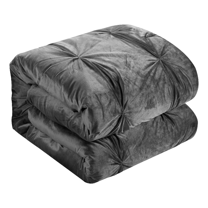 Posh Living Baxter 5pc Full/Queen Comforter Set Grey