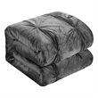 Posh Living Baxter 5pc Full/Queen Comforter Set Grey