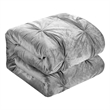 Posh Living Baxter 5pc Full/Queen Comforter Set Silver