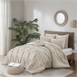 Posh Living Abilene 7pc Full/Queen Comforter Set Beige
