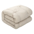 Posh Living Abilene 7pc Full/Queen Comforter Set Beige