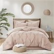 Posh Living Abilene 7pc Full/Queen Comforter Set Blush
