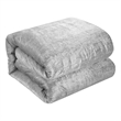 Posh Living Deklin 3pc Full/Queen Comforter Set Silver