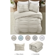 Posh Living Briseis 2pc Twin/Twin XL Comforter Set Beige