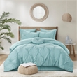 Posh Living Abilene 7pc Full/Queen Comforter Set Blue