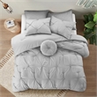 Posh Living Abilene 7pc Full/Queen Comforter Set Grey