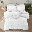 Posh Living Abilene 7pc Full/Queen Comforter Set White
