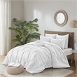Posh Living Abilene 7pc Full/Queen Comforter Set White