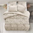 Posh Living Arissa 5pc Full/Queen Comforter Set Beige