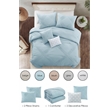Posh Living Daniyah 5pc Full/Queen Comforter Set Blue