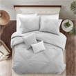 Posh Living Daniyah 5pc King/California King Comforter Set Grey