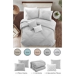 Posh Living Daniyah 5pc King/California King Comforter Set Grey