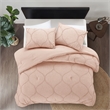 Posh Living Ginger 3pc King/California King Comforter Set Blush