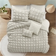 Posh Living Kynnedi 7pc Full/Queen Duvet Set Beige