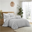 Posh Living Kynnedi 7pc Full/Queen Duvet Set Grey