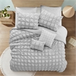 Posh Living Kynnedi 7pc Full/Queen Duvet Set Grey