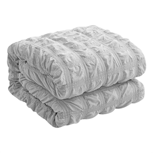 Posh Living Kynnedi 5pc Twin/Twin XL Duvet Set Grey