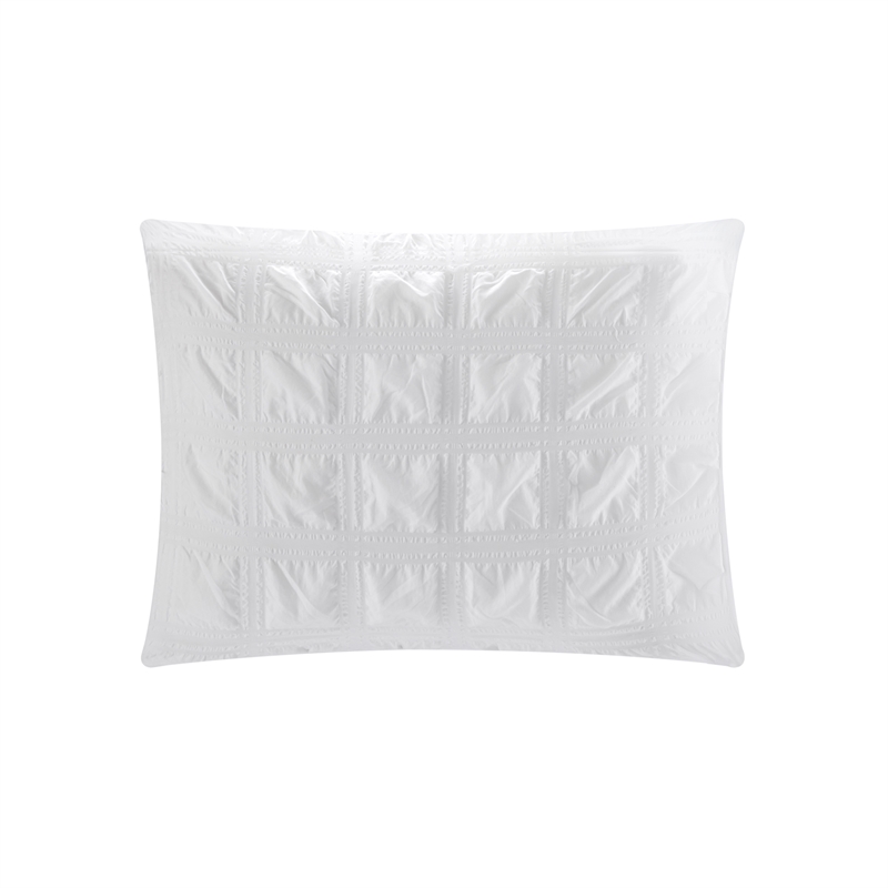 Posh Living Kynnedi 5pc Twin/Twin XL Duvet Set White