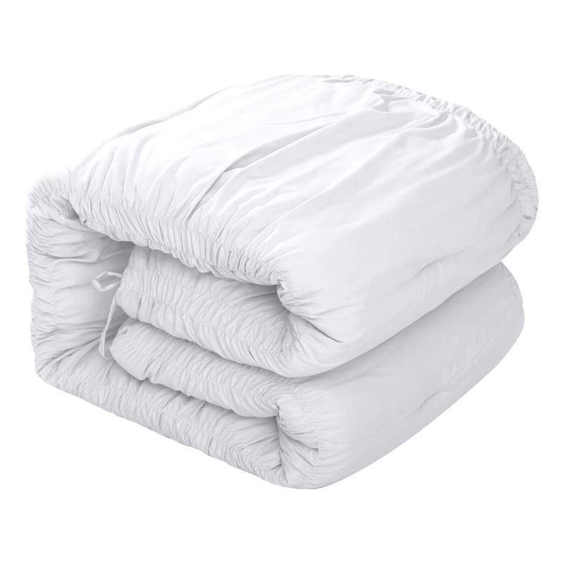 Posh Living Briseis 3pc Full/Queen Comforter Set White