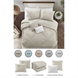 Posh Living Daniyah 5pc King/California King Comforter Set Beige