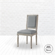 Posh Living Westen Linen Dining Chair (Set of 2) Grey