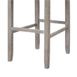 Posh Living Preslie Leather PU/Linen Barstool (Set of 2) Brown