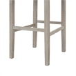 Posh Living Preslie Leather PU/Linen Barstool (Set of 2) Navy