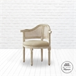 Posh Living Ibraheem Linen Accent Chair Beige
