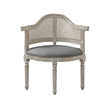 Posh Living Ibraheem Linen Accent Chair Grey