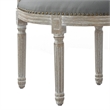 Posh Living Ibraheem Linen Accent Chair Grey