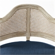 Posh Living Ibraheem Linen Accent Chair Navy
