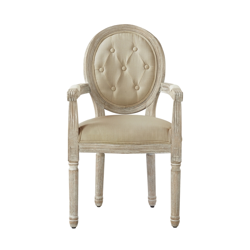 Posh Living Elisheva Linen Dining Chair Beige