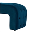 Posh Living Blakelyn Velvet Bench Navy
