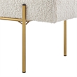 Posh Living Destiney Sherpa Bench Beige