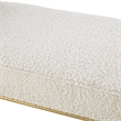 Posh Living Destiney Sherpa Bench Beige
