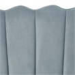 Posh Living Emaline Velvet Loveseat Light Blue